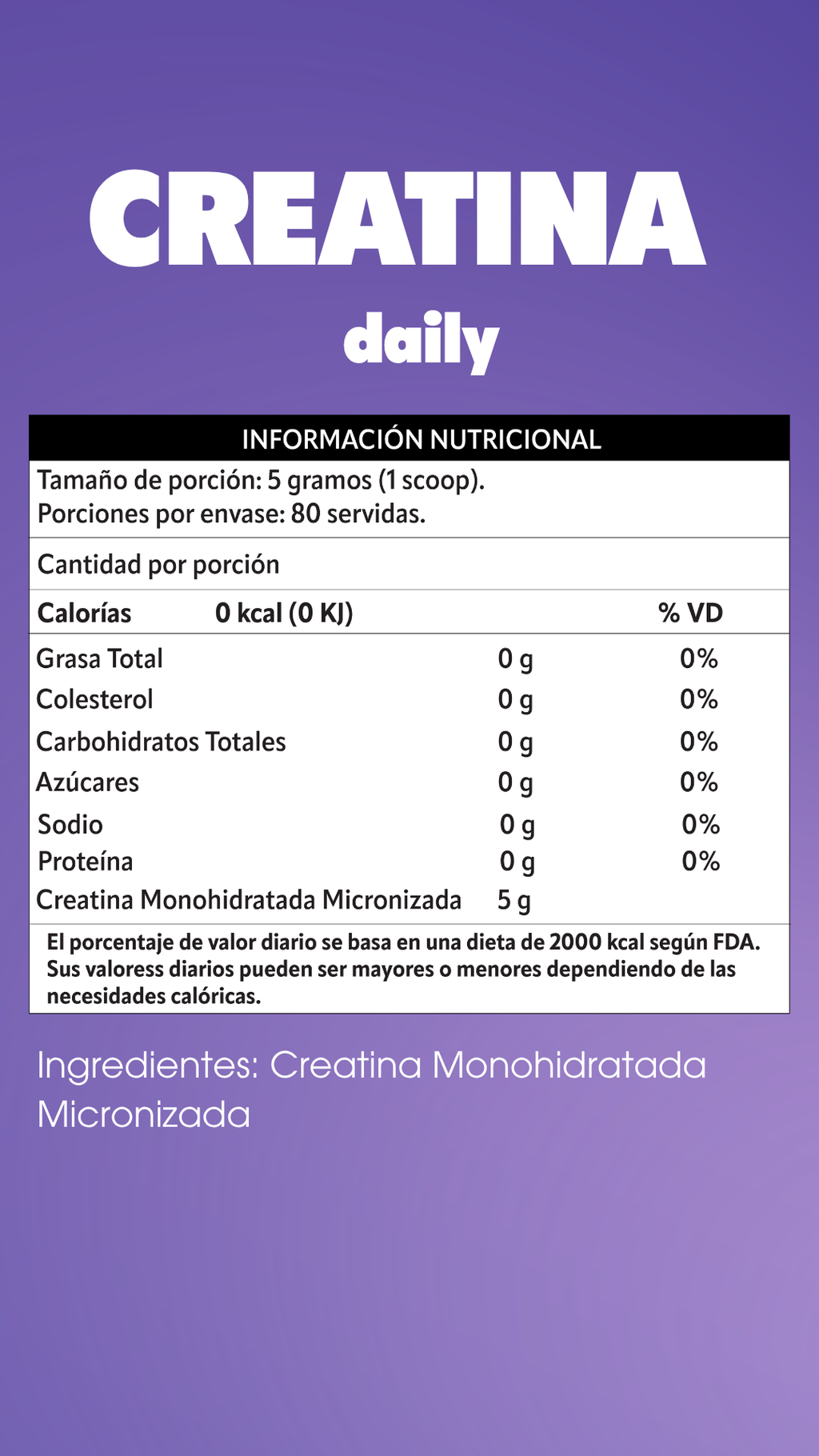 Creatina Daily